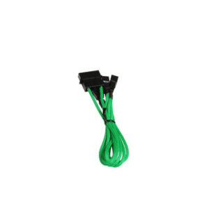 BitFenix Alchemy Multisleeved 20cm 4Pin Molex Male to 3x 3Pin Fan Male 7V Adapter Cable (Green)