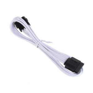 BitFenix Alchemy Multisleeved 45cm 4Pin Molex Male to SATA Power Extention Cable (White)