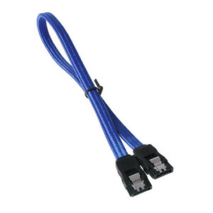 BitFenix Alchemy Multisleeved 30cm SATA to SATA Cable (Blue)