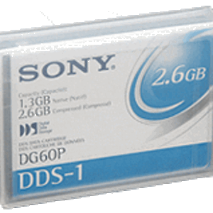 Sony DG60P DDS-1 1.3GB/2.6GB Backup Tape -  Pack