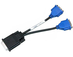 Part No: G9438 - Dell 9-inch DMS-59 TO Dual VGA SPLITTER Cable