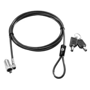 Part No: H4D73AA - HP Ultraslim Keyed Cable Lock Keyed Lock Galvanized Steel 5.90 ft