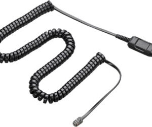 Plantronics A10-16 1 x quick disconnect audio 1 x RJ-11 Black cable interface/gender adapter
